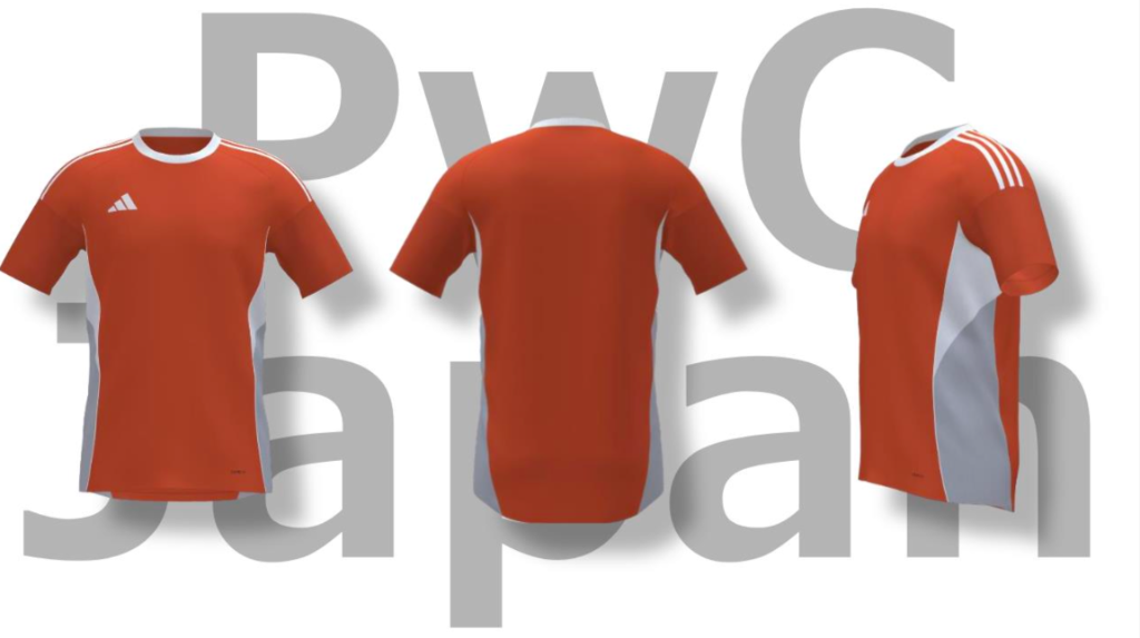 PwC Japan ユニフォーム（オレンジ×グレー）